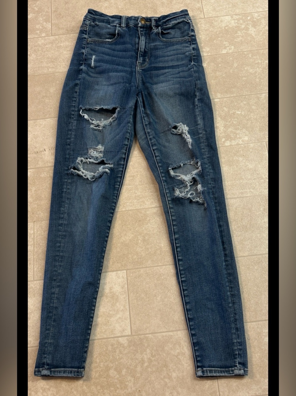 American Eagle Women’s 2 Curvy Super Hi-Rise Jeggings Next Level Stretch Jeans